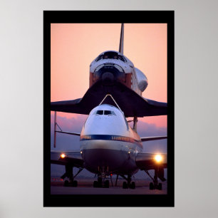 Póster Transbordador espacial la Atlántida