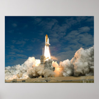 Póster Transbordador espacial la Atlántida