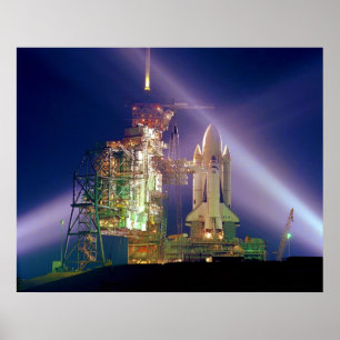 Póster Transbordador Espacial Misión STS-1 Almohadilla A