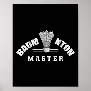 Póster Transbordador principal de Badminton Birdie Badmin