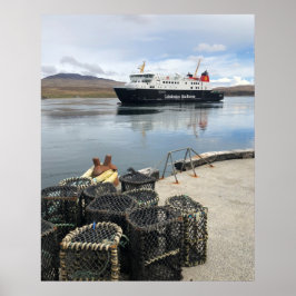 Póster Transbordador que navega hacia Islay en Escocia