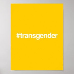 PÓSTER TRANSEXUAL DE HASHTAG