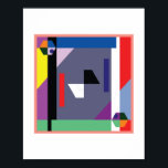 Póster Transferencia<br><div class="desc">Transferencia: Arte digital minimalista y geométrico original de SimilArt</div>