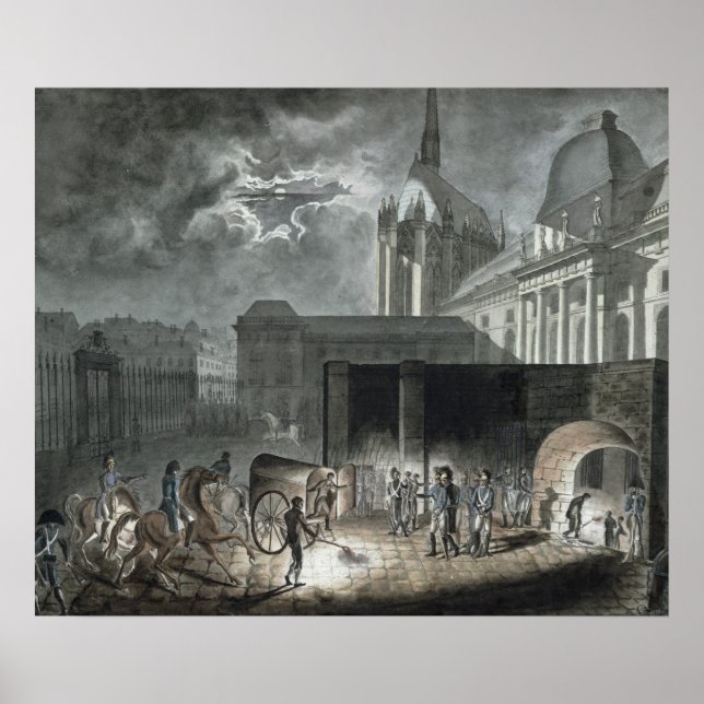Póster Transferring Prisoners to the Conciergerie (Frente)