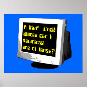 Póster Transfiera un humor divertido del poster de la