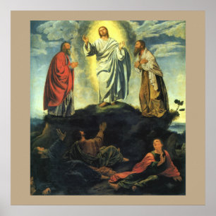 Póster Transfiguración de Giovanni Girolamo Savoldo