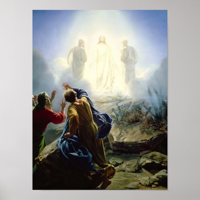 Póster Transfiguración de Jesús, Religioso (Frente)