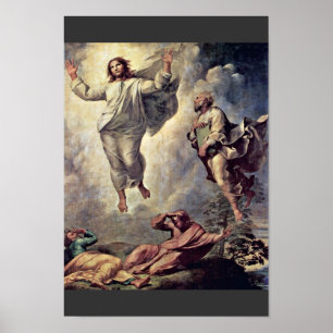 Póster Transfiguración del detalle de Cristo de Raffael
