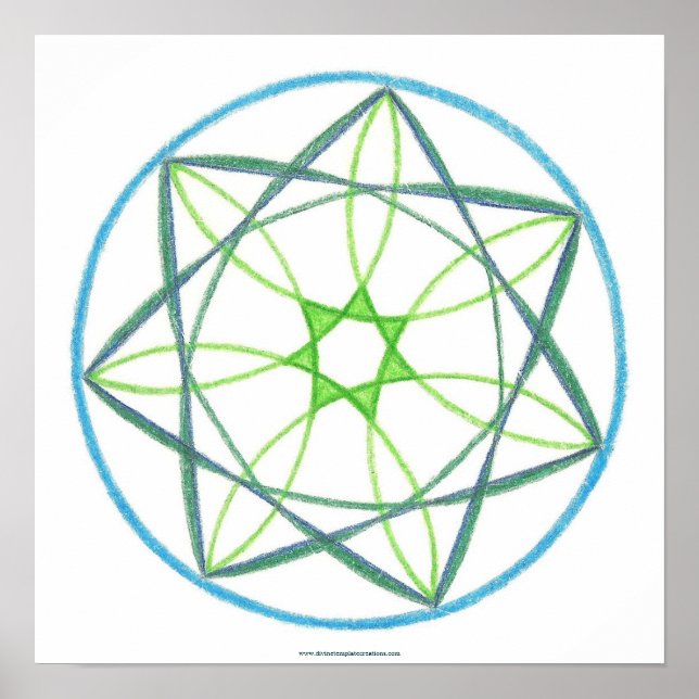 Póster Transformación Mandala #2 (Frente)