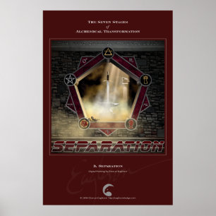 Póster Transformaciones alquímicas 3: Separación