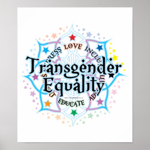 Póster Transgender Equality Lotus