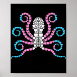 Póster Transgender Octopus Lgbt q Cute Trans Pride Flag<br><div class="desc">Transgender Octopus Lgbt q Cute Trans Pride Flag Color Gift. Perfect gift for your dad,  mom,  papa,  men,  women,  friend and family members on Thanksgiving Day,  Christmas Day,  Mothers Day,  Fathers Day,  4th of July,  1776 Independent day,  Veterans Day,  Halloween Day,  Patrick's Day</div>