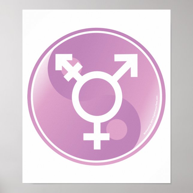 Póster Transgender Ying Yang (Frente)