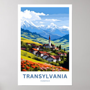 Póster Transilvania Rumania Viaje Imprimir