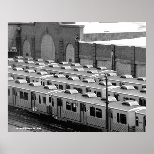 Póster Tránsito Septa M-3 Mercado de Coches de la Línea A (Frente)