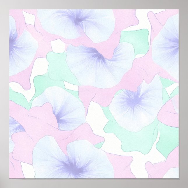 Póster Translucent Flow Lace Wallpaper and Wall Decor (Frente)