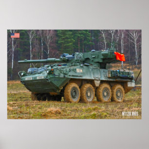 Póster TRANSPORTADOR BLINDADO DE PERSONAL - Stryker