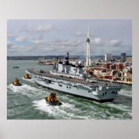 Transportador Illustrious Vintage Nautical Aircraf