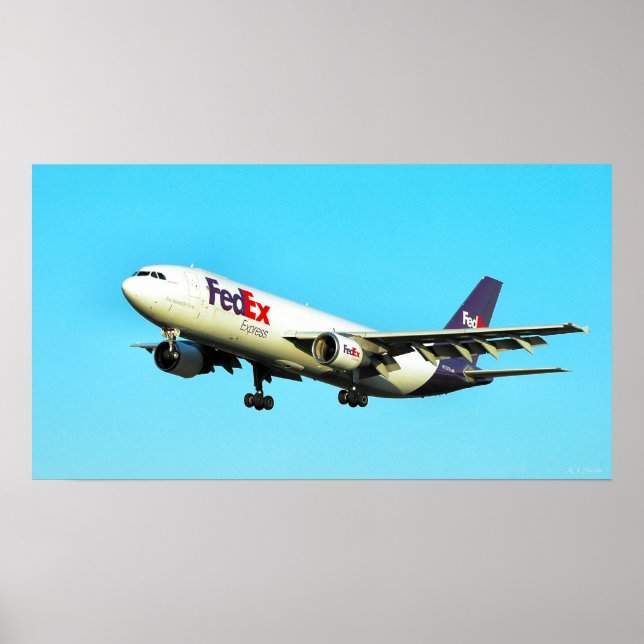 Póster Transporte aéreo en final (Frente)