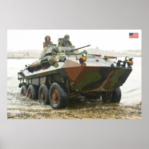 PÓSTER TRANSPORTE DE PERSONAL ARMADO - LAV-25