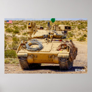 Póster TRANSPORTE DE PERSONAL ARMADO - M2 Bradley