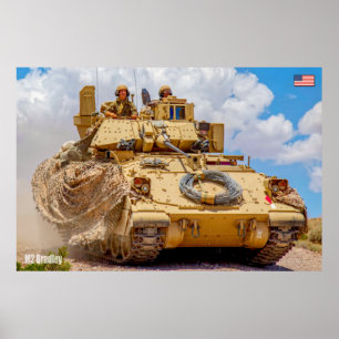 Póster TRANSPORTE DE PERSONAL ARMADO - M2 Bradley