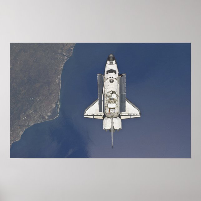 Póster Transporte espacial Atlantis (Frente)