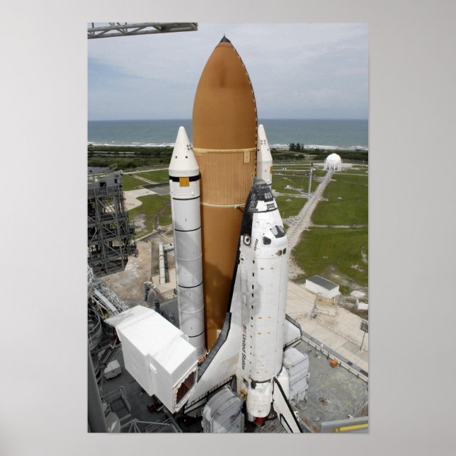 Póster Transporte espacial Atlantis 2 (Frente)