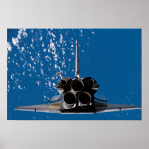 Póster Transporte espacial Atlantis 3