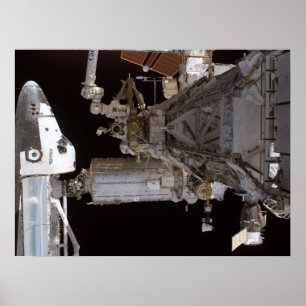 Póster Transporte espacial Atlantis & ISS (STS-115)