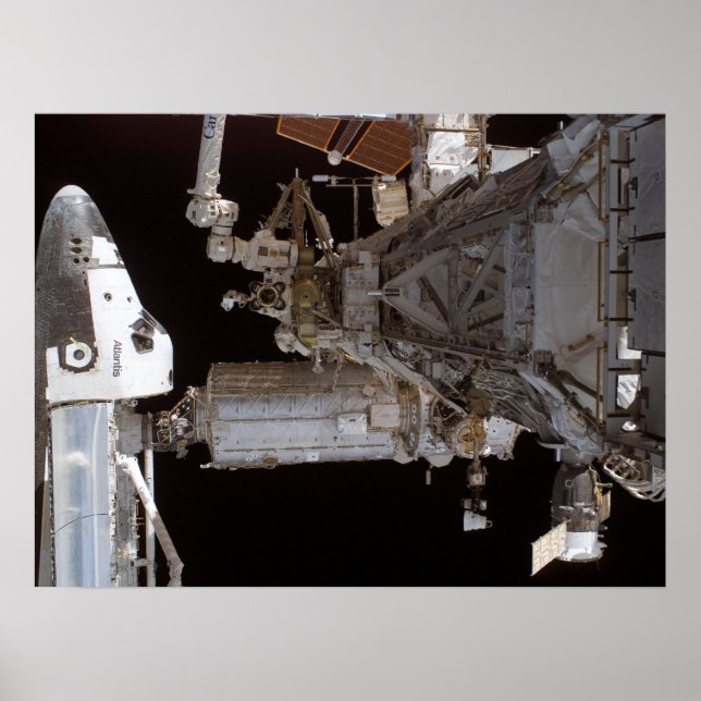 Póster Transporte espacial Atlantis & ISS (STS-115) (Frente)