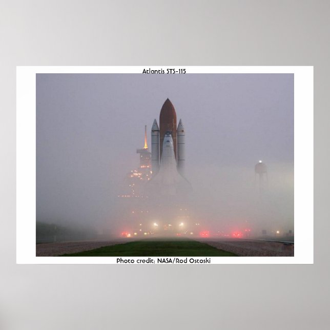 Póster Transporte espacial Atlantis - STS-115 (Frente)