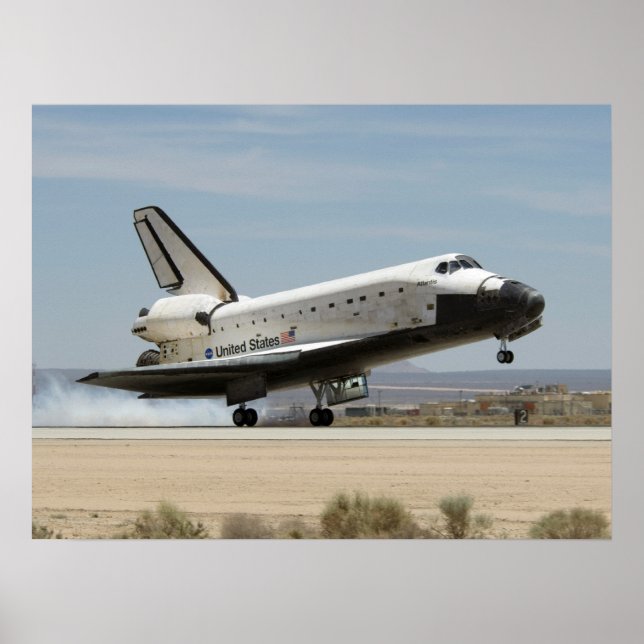 Póster Transporte espacial Atlantis (STS-117) (Frente)