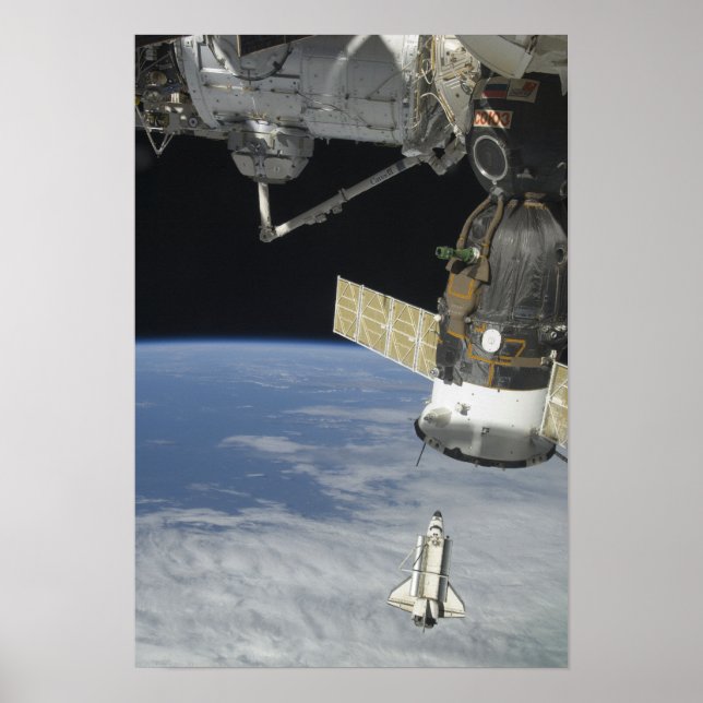 Póster Transporte espacial Endeavor, una nave espacial So (Frente)