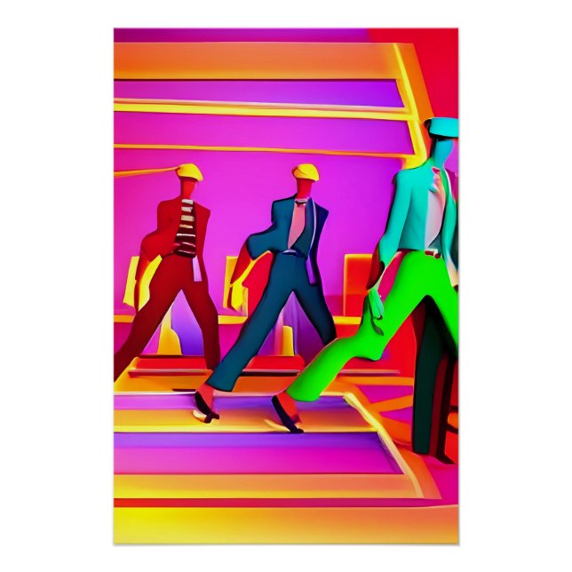 Póster Transporte New Wave (Anverso)
