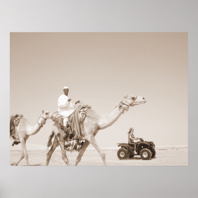 Póster transporte por desierto (Frente)