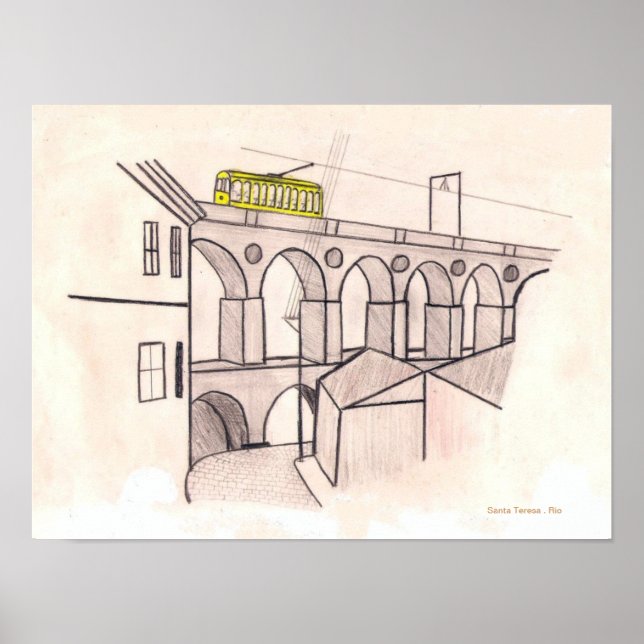 Póster Tranvía a Santa Teresa (Frente)