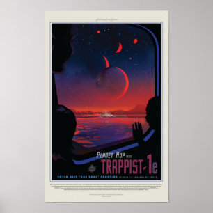 Póster TRAPPIST-1e Exoplanet