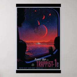 Póster TRAPPIST-1e Exoplanet