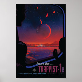 Póster TRAPPIST-1e Exoplanet Poster