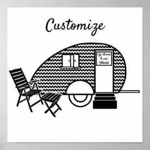 Póster Trasero de oruga pequeño Thunder_Cove