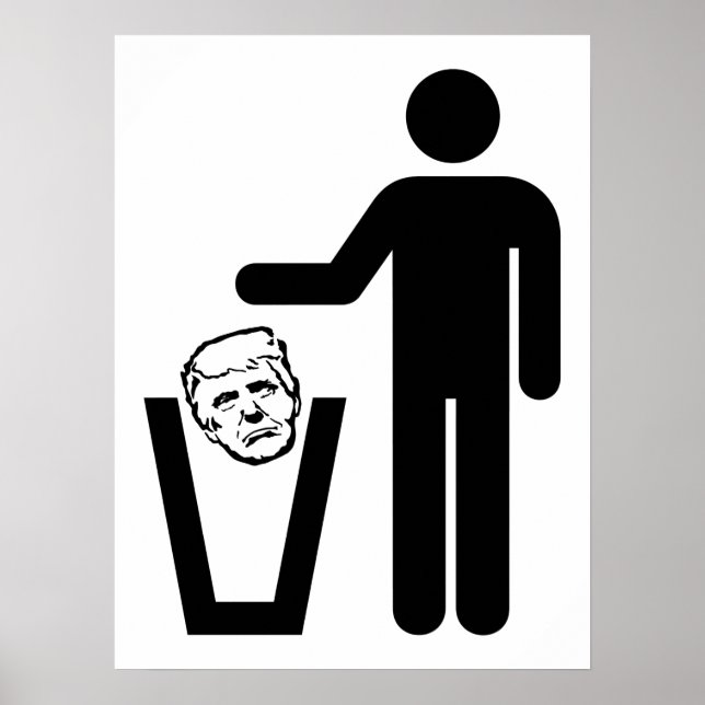 Póster trash trump (Frente)