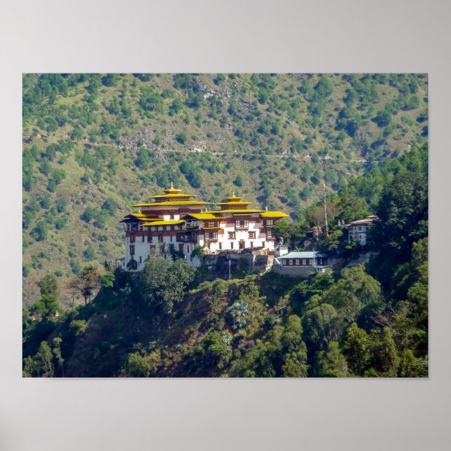 Póster Trashigang Dzong - Este de Bután (Frente)