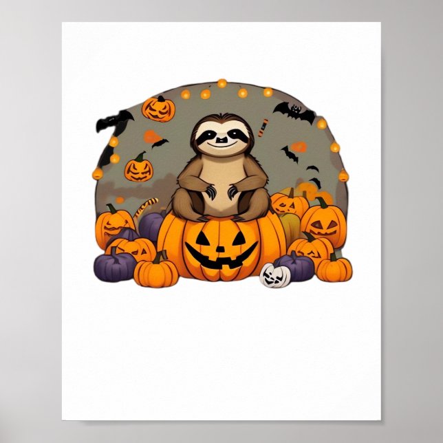 Póster Traslado clásico de esloth-o-ween (Frente)