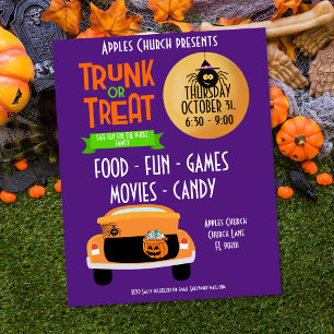 Póster Traslado del tema de la fiesta de Halloween
