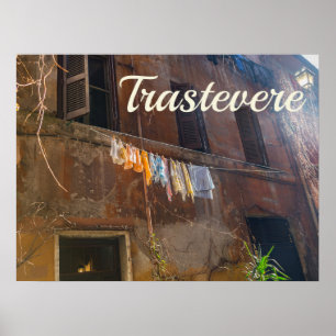 Póster Trastevere Rome