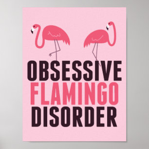 Póster Trastorno obsesivo del flamenco