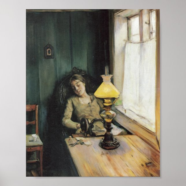 Póster Tratado de Christian Krohg (1885) (Frente)