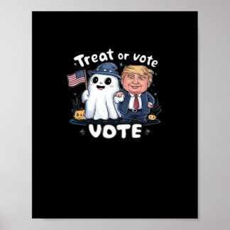 Póster Tratar O Votar, Tocante Trumpkin, Gráfico De Hallo