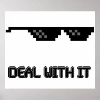 Póster Trate Con Gafas De Sol